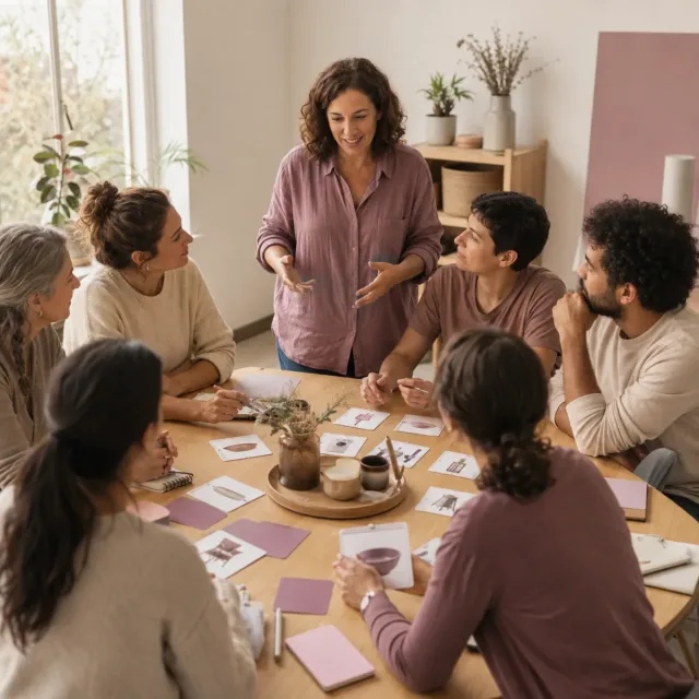 Personas adultas participan en un taller para reconocer y prevenir los micromachismos cotidianos