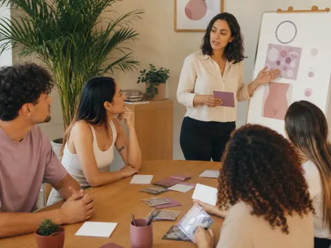 Personas adultas participan en un taller respetuoso de prevención y salud sexual