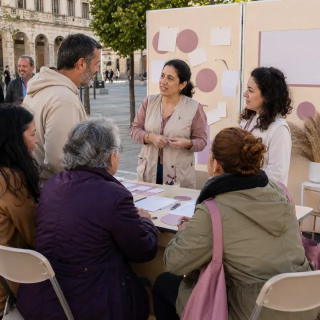 Punto comunitario de sensibilización y diálogo ciudadano