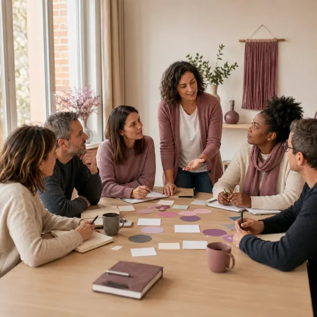 Profesionales coordinando estrategias de prevención y apoyo al bienestar juvenil