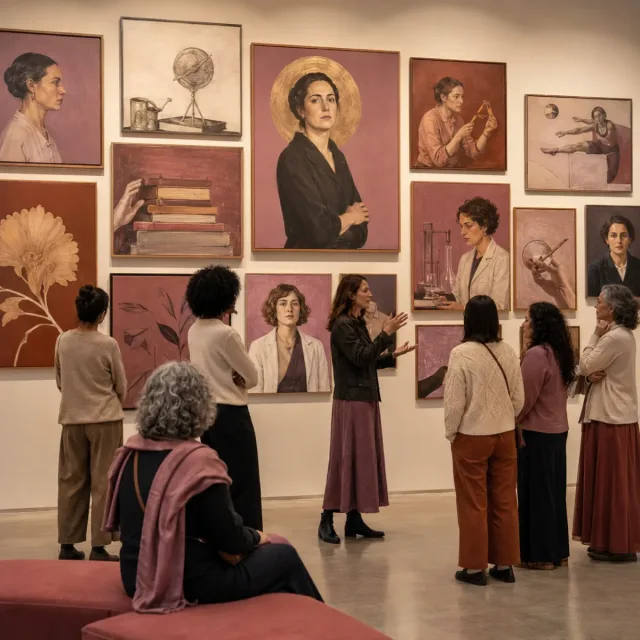 Exposición colectiva que visibiliza el legado de mujeres de la historia
