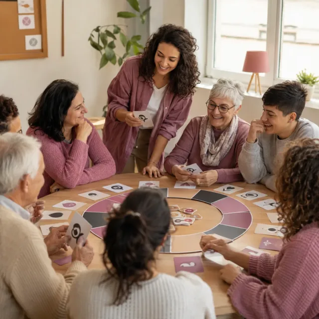 Juego intergeneracional para aprender lenguaje inclusivo y respetuoso
