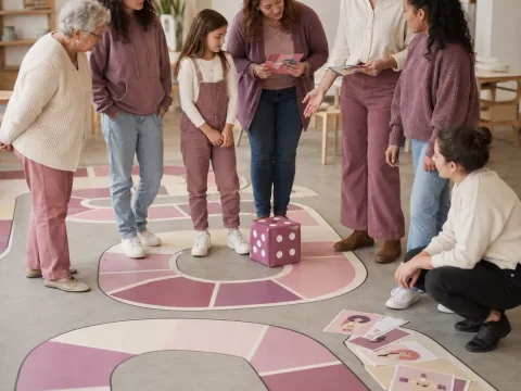 Juego gigante para reflexionar sobre igualdad, empatía y prevención